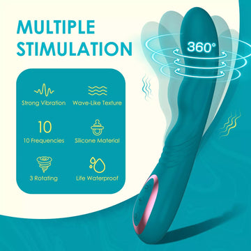 SVAKOM Wave - Like Texture 360° Rotating G - spot Vibrator