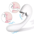 Cream Clit Licking & Vibrating G - spot Dual - end Design Vibrator