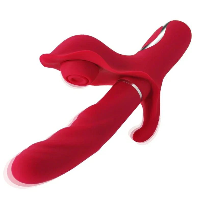 4 in 1 Thrusting and Flapping G - spot Rabbit Vibrator