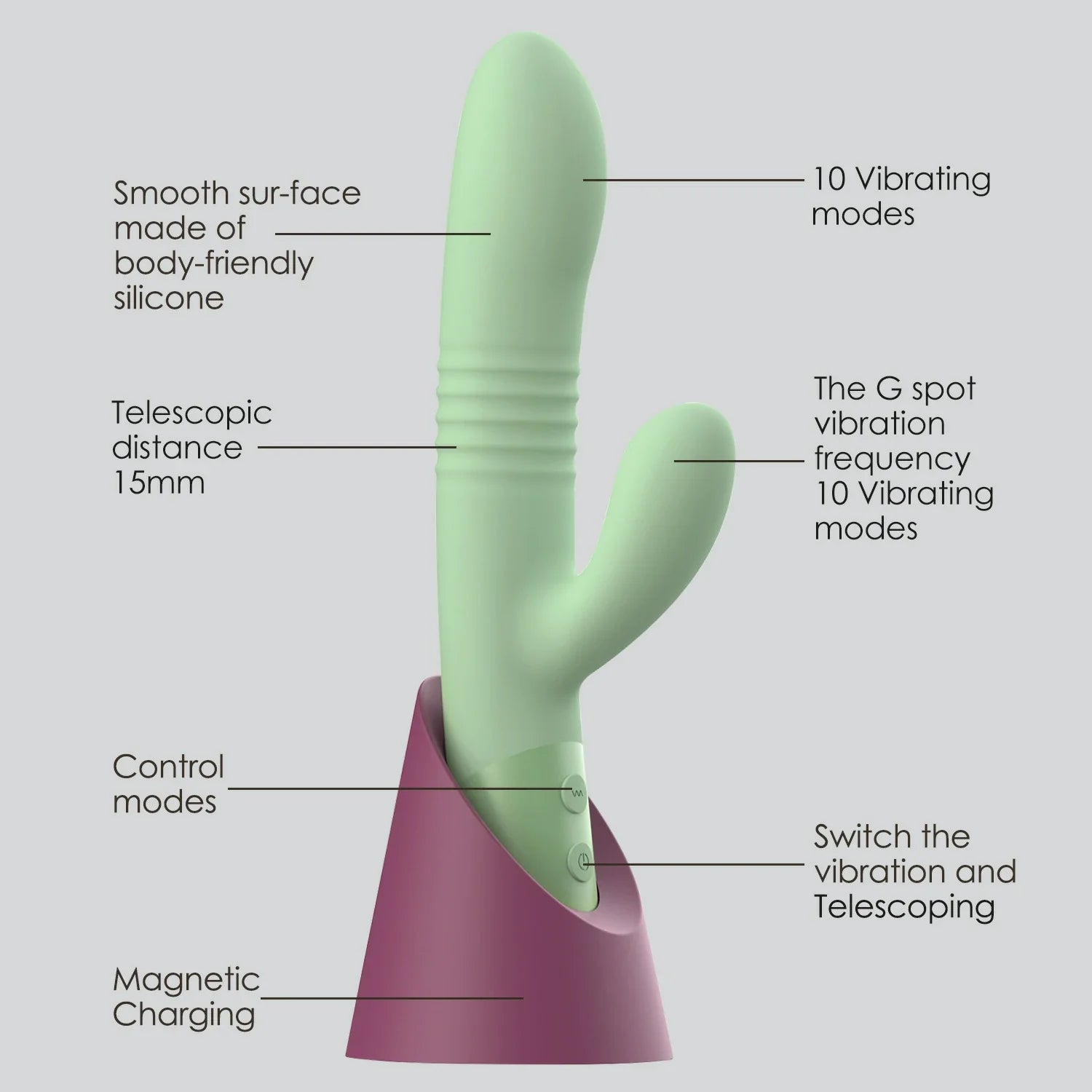 Nadora Thrusting rabbit vibrator