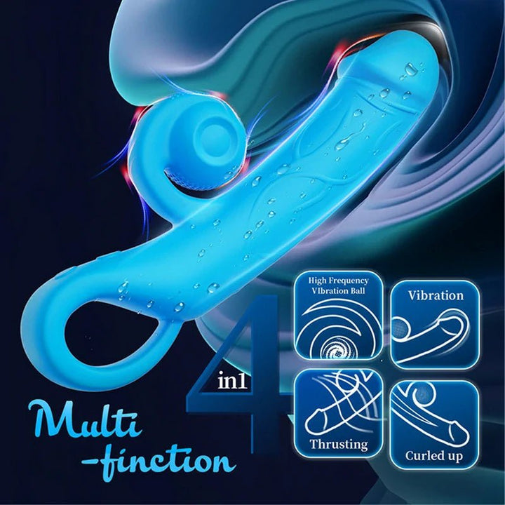 Smurfs - Dual Pleasure Clit Stimulator & G - Spot Vibrator