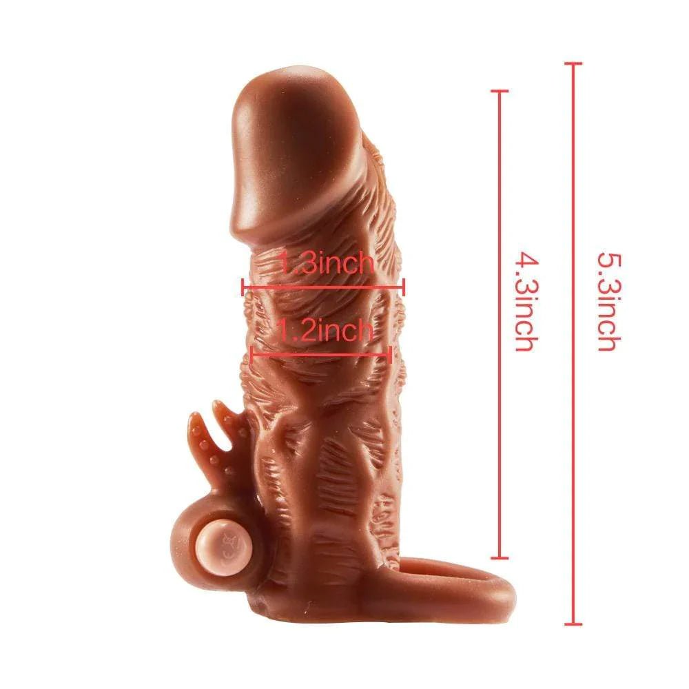 5.3 BadDragon Thicken Lengthen Vibrating Penis Sleeve