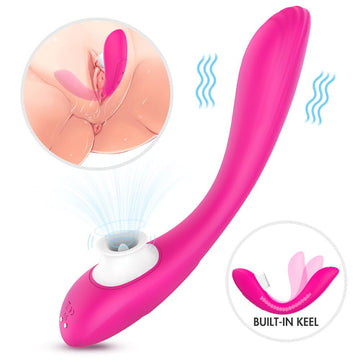 Clitorial Stimulation with Tongue Licker 9 Vibration & Suction