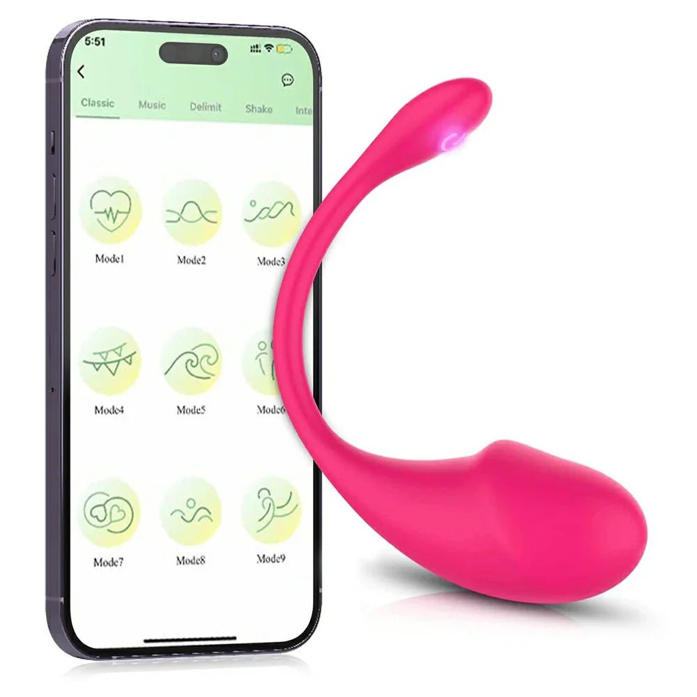 APP Remote Control Long Distance Bluetooth Wearable Panty Couple G - spot Vibrator