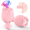 Rose Vibrator With 9 Vibration Clitorial Suction Female Sex Toy