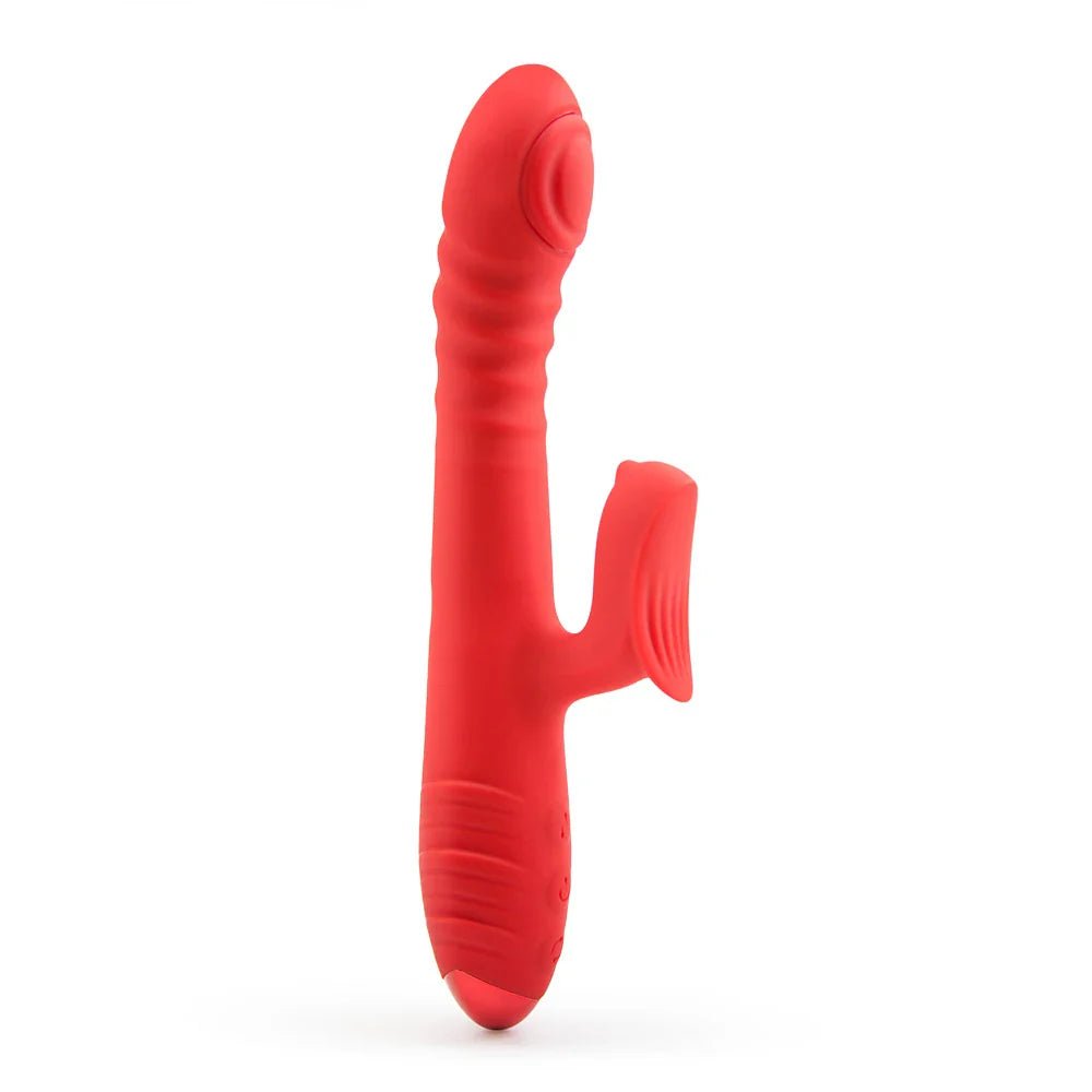 OnFire - Dual thrusting and throbbing rabbit vibrator