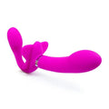 Butterfly share Rechargeable strapless strap - on