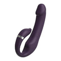 Eggplant - 2 - IN - 1 Vibrator G Spot Sex Toy