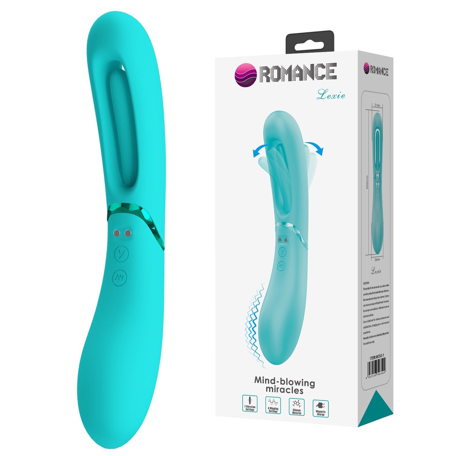 Dual - Ended Flapping G spot vibrator