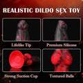 8.7in Thrusting & Vibrating Silicone Fantsy Dildo