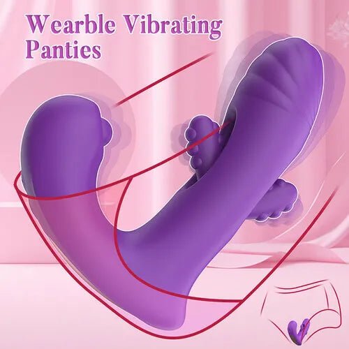 BELLE Wearale G - spot Vibrator with 10 Vibration & Flapping