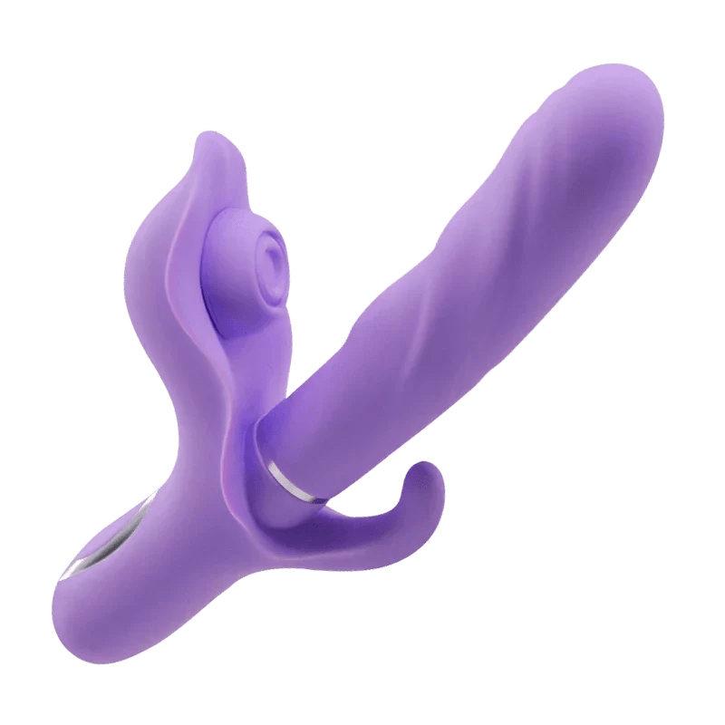 4 in 1 Thrusting and Flapping G - spot Rabbit Vibrator