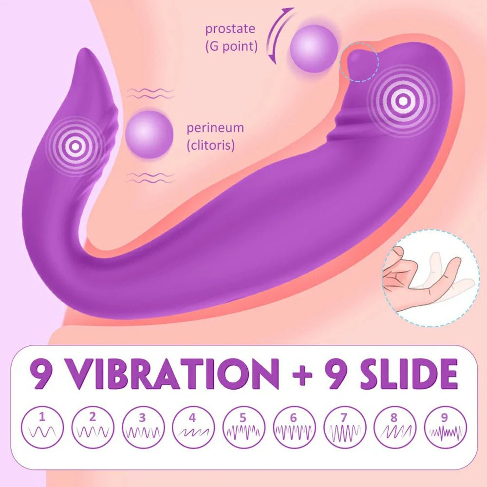 Nymph - Dual - Motor Rolling G - spot & Clitoral Vibrator