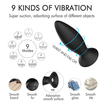 3Pcs Vibrating Butt Plug Set Anal Training Kit for Beginners