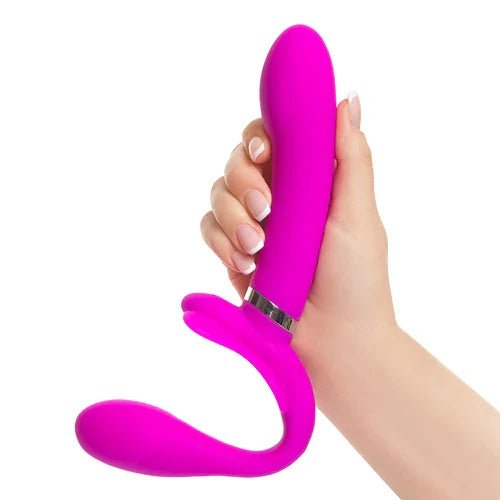 Butterfly share Rechargeable strapless strap - on