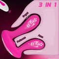 ALICE - Pink Vibrator with Dual Pleasure and Double Penetration