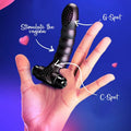 Intimate diver - Finger vibe with clit stimulator