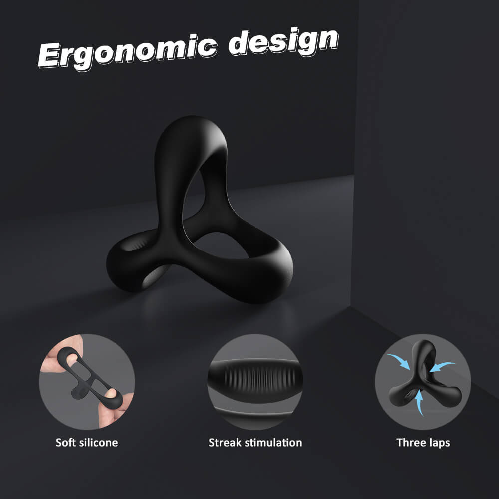 Silicone Cock Ring For Men Erection. Long Lasting Stronger Men Sex Toys.Adult Sex Toy & Games for Men or Couple