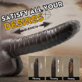 Rattlesnake 5 Vibrating 3 Thrusting Heating Function Fantastic Dildo 8.70 Inch