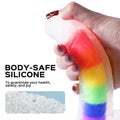 Julian - 5.4 - inch Rainbow Jelly Realistic Suction Cup Dildo