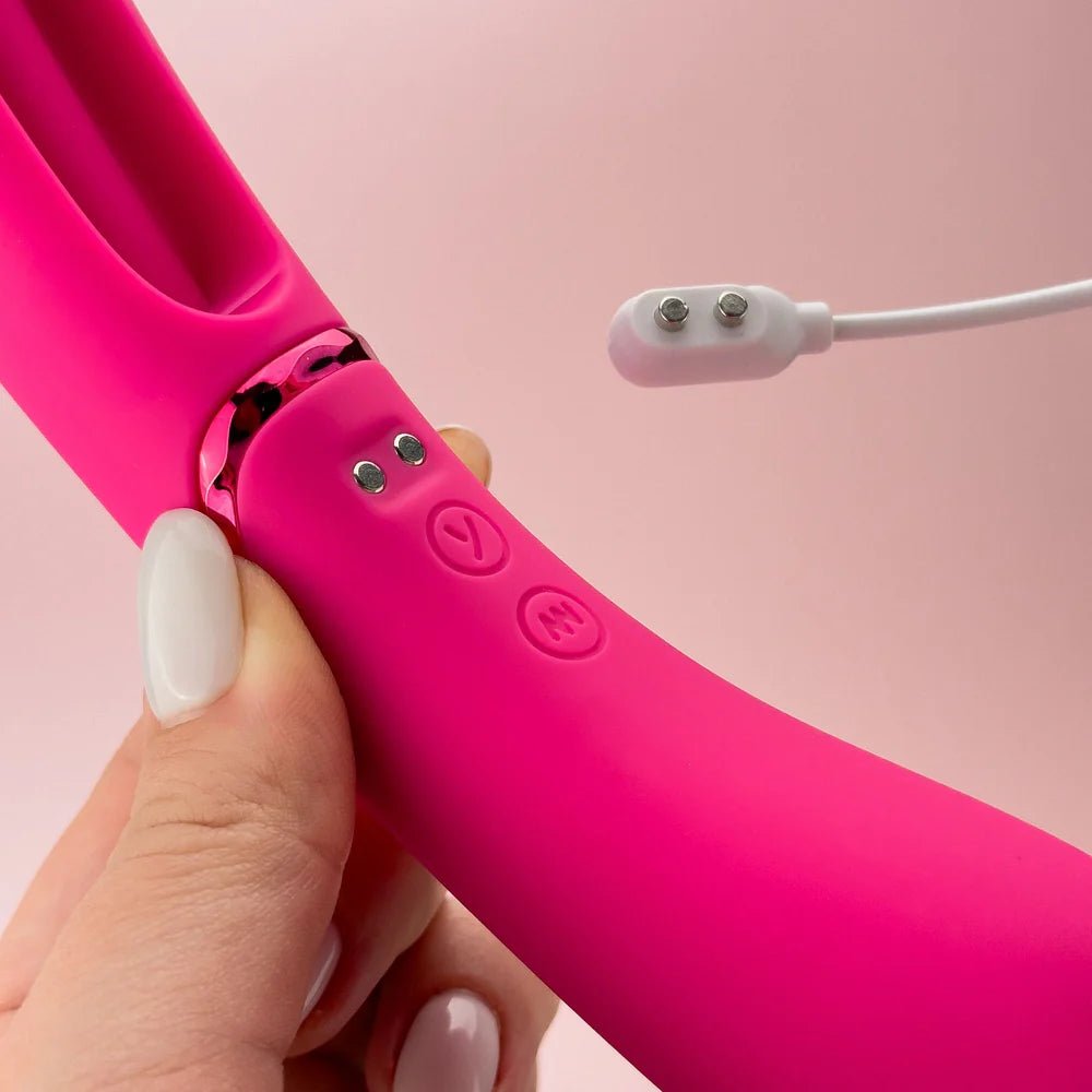 Dual - Ended Flapping G spot vibrator