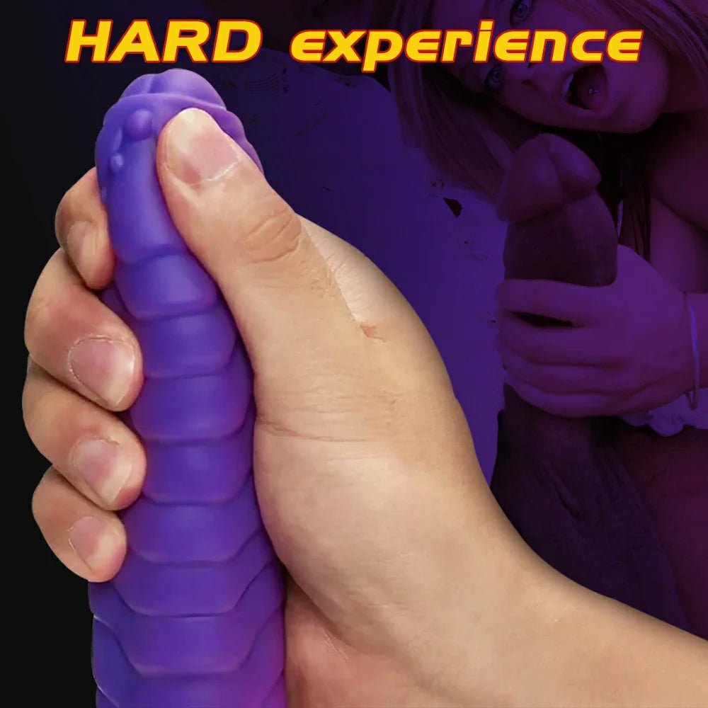 Carl - Caterpillar Intelligent Heating 3 Thrusting 5 Vibrating Monster Dildo 9 Inch