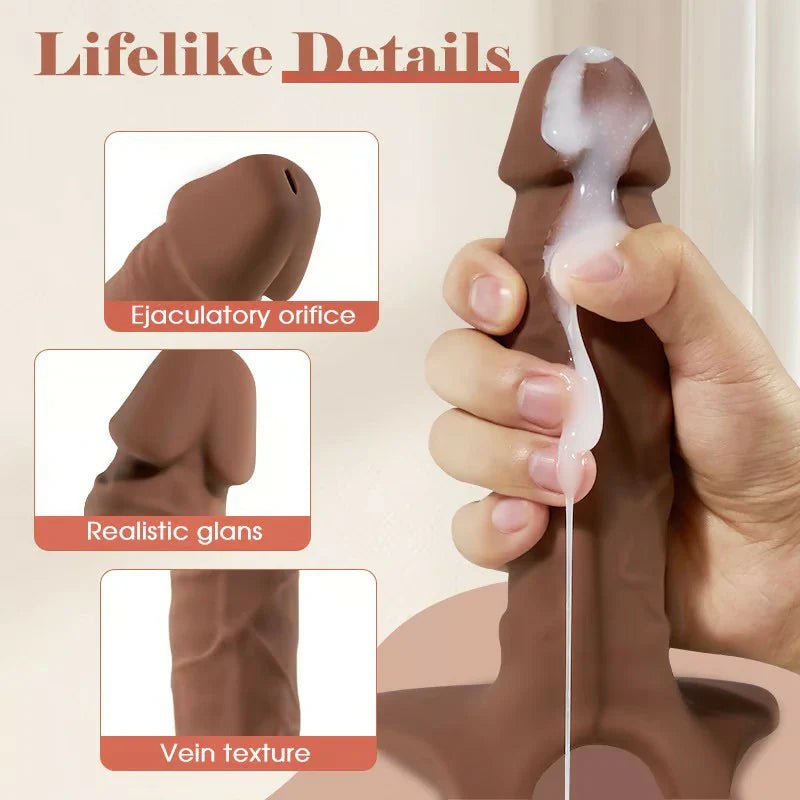 Unisex Lifelike Strap - on Dildo Penis Sleeve 6.70 Inch