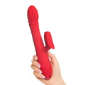 OnFire - Dual thrusting and throbbing rabbit vibrator