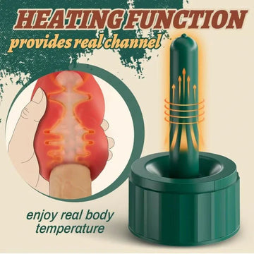 Red Rose Heating Male Masturbation Cup