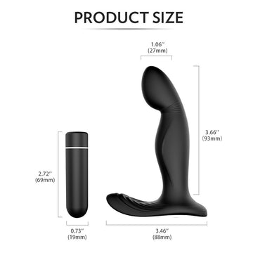 Vibrating Butt Plug with 9 Vibration Mode Male Sex Toy