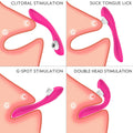 Clitorial Stimulation with Tongue Licker 9 Vibration & Suction