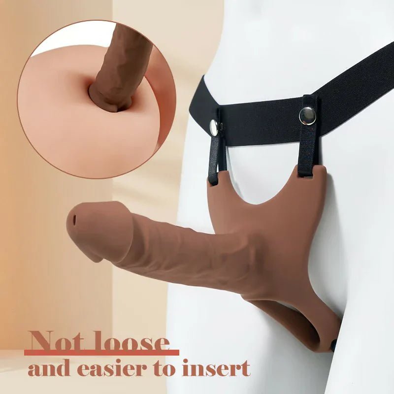 Unisex Lifelike Strap - on Dildo Penis Sleeve 6.70 Inch