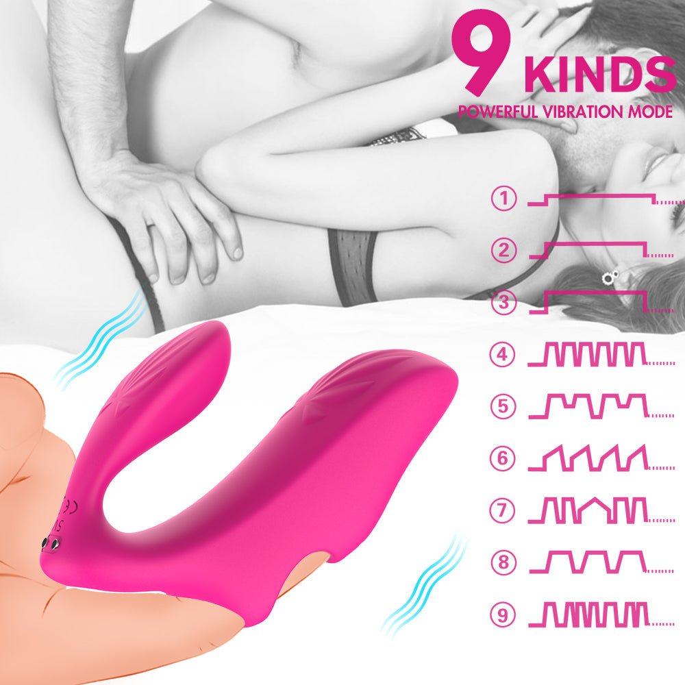 G - spot Finger Vibrator 9 Vibrating Clitoris Stimulator