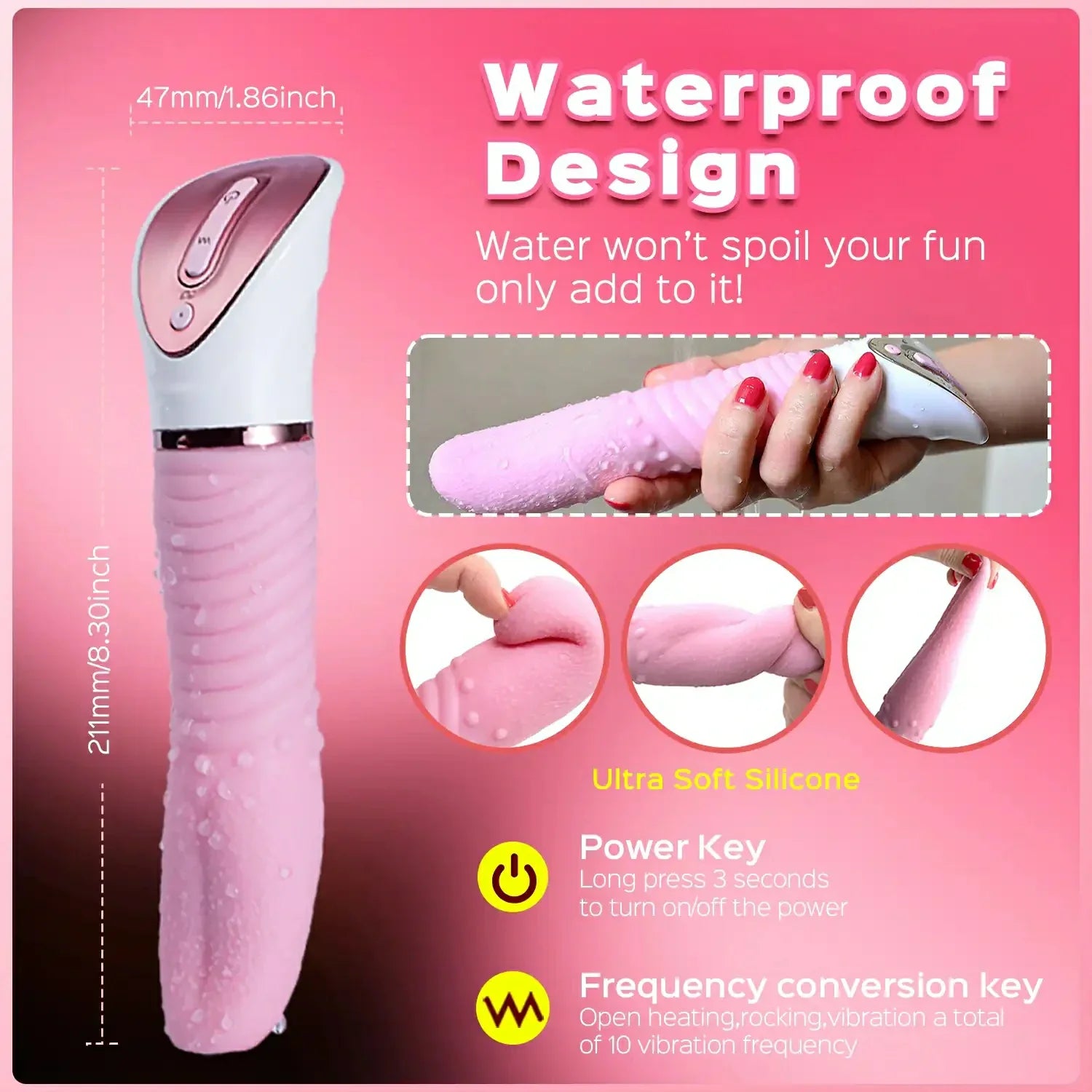 Awakenings - Heating Multi - function Tongue Vibrator