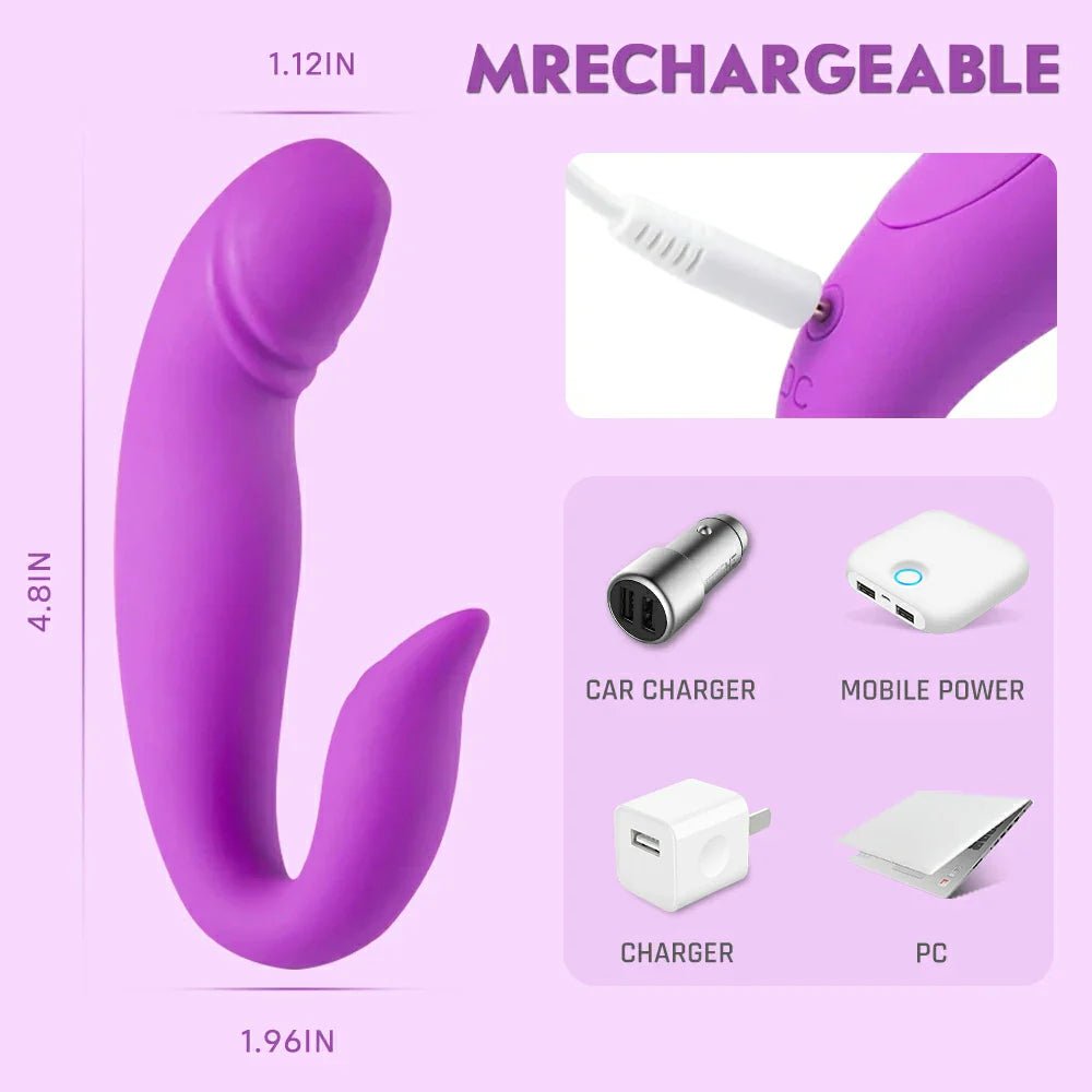 Nymph - Dual - Motor Rolling G - spot & Clitoral Vibrator