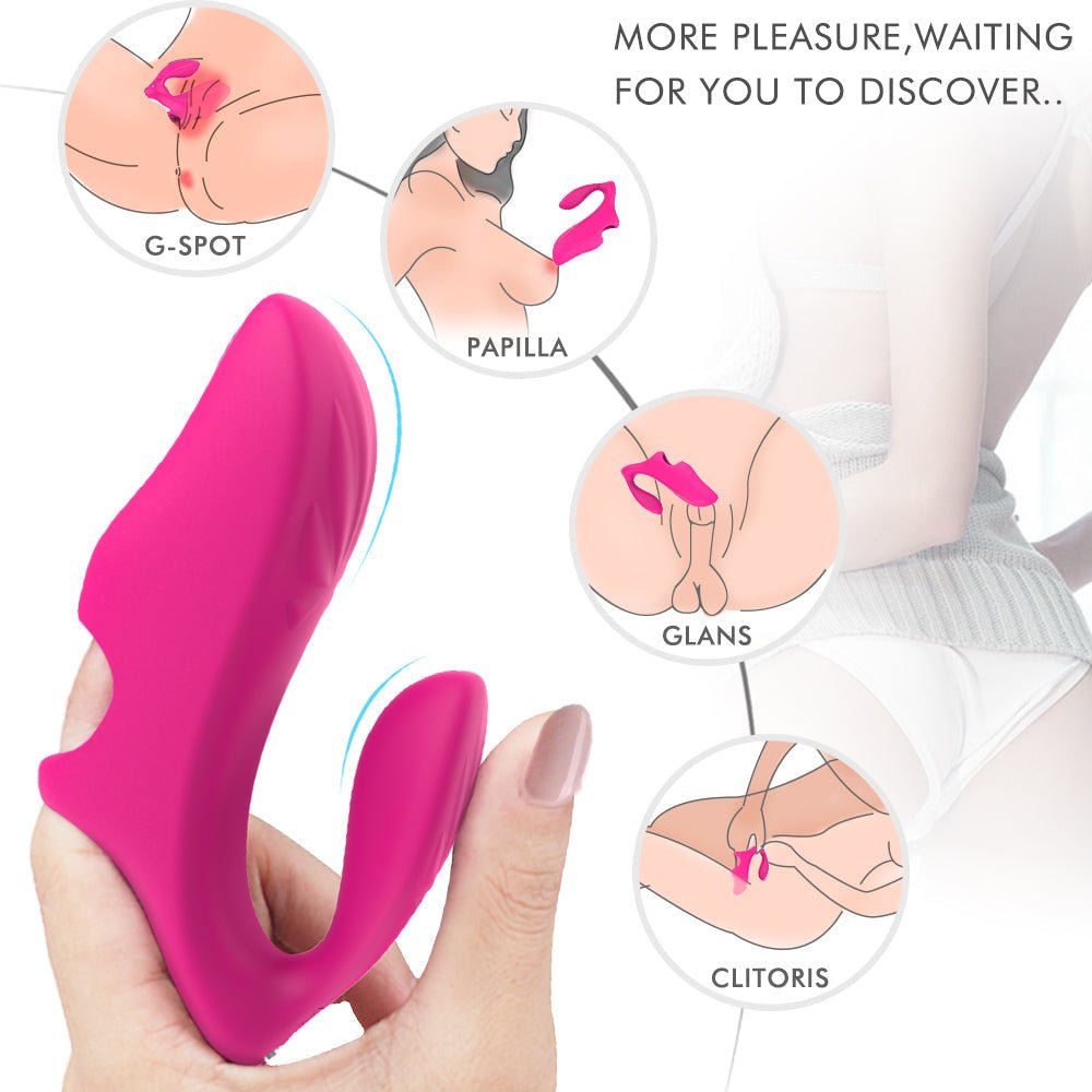 G - spot Finger Vibrator 9 Vibrating Clitoris Stimulator