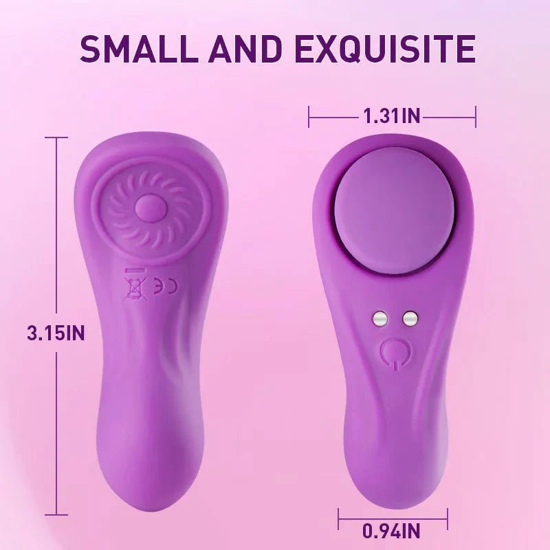 Undercover - 7 Vibrating Wearable Low Noise Panty Egg Vibrator Magnetic Clip