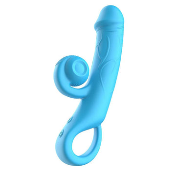 Smurfs - Dual Pleasure Clit Stimulator & G - Spot Vibrator