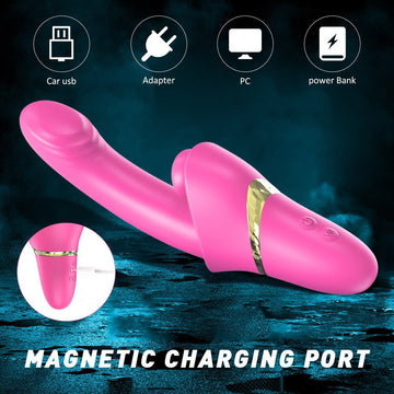 G Spot Rabbit Vibrator with Clitoral Suction