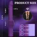 3 in 1 Powerful 145° Adjustable Base Dildo Machine 11.81 Inch Heating Thrusting Vibrating