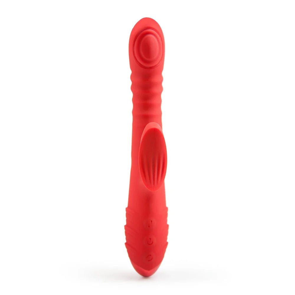 OnFire - Dual thrusting and throbbing rabbit vibrator