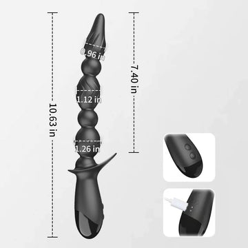 Mamba - 10 Vibration Anal Beads Prostate Massager