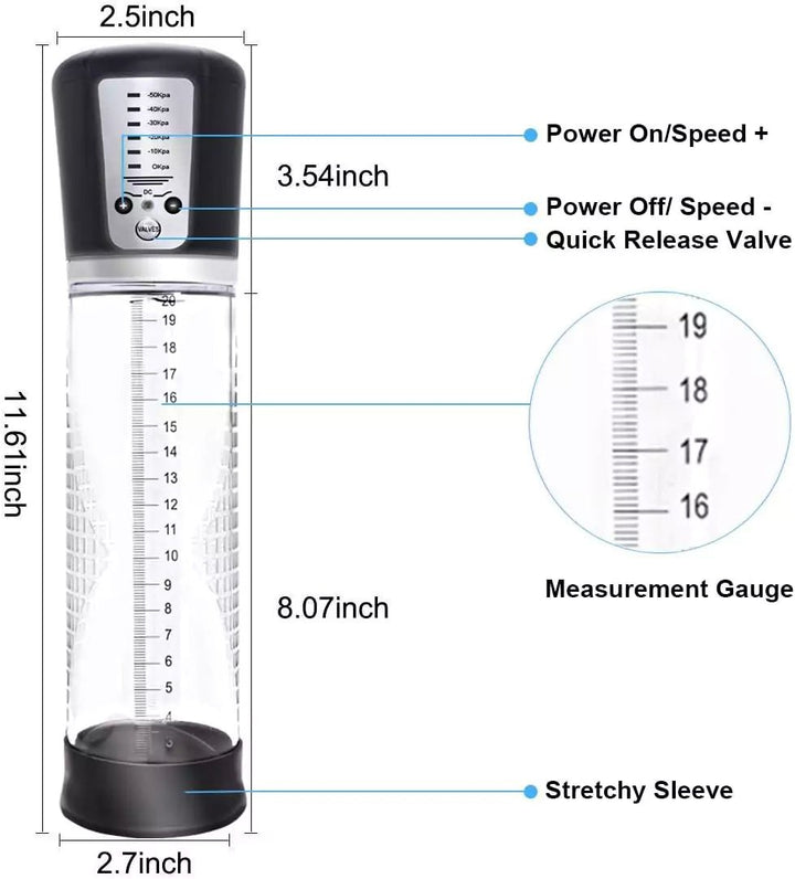 Electric Penis Pump Enlargement Vacuum Pump