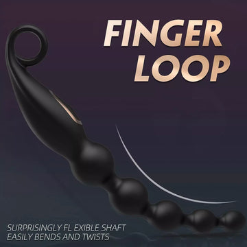 Handy Loop Vibrating Anal Beads with 5 Balls