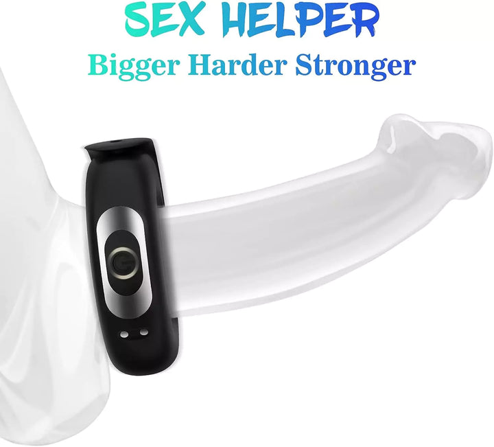 Vibrating Penis Ring with Adjustable Buckle