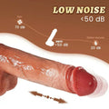 LONG - 3 Thrusting & Vibrating Heating Life - like Dildo 9.29 Inch