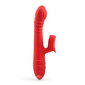 OnFire - Dual thrusting and throbbing rabbit vibrator