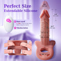 URICAGARD 2 Remote & APP - Controlled Penis Sleeve with Vibrator – Realistic Silicone Penis Extender for Couples