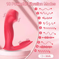 App Control Wiggling & Vibrating Double Stimulation Dildo