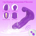 App Control Thrusting Dildo & Clitoral Stimulation